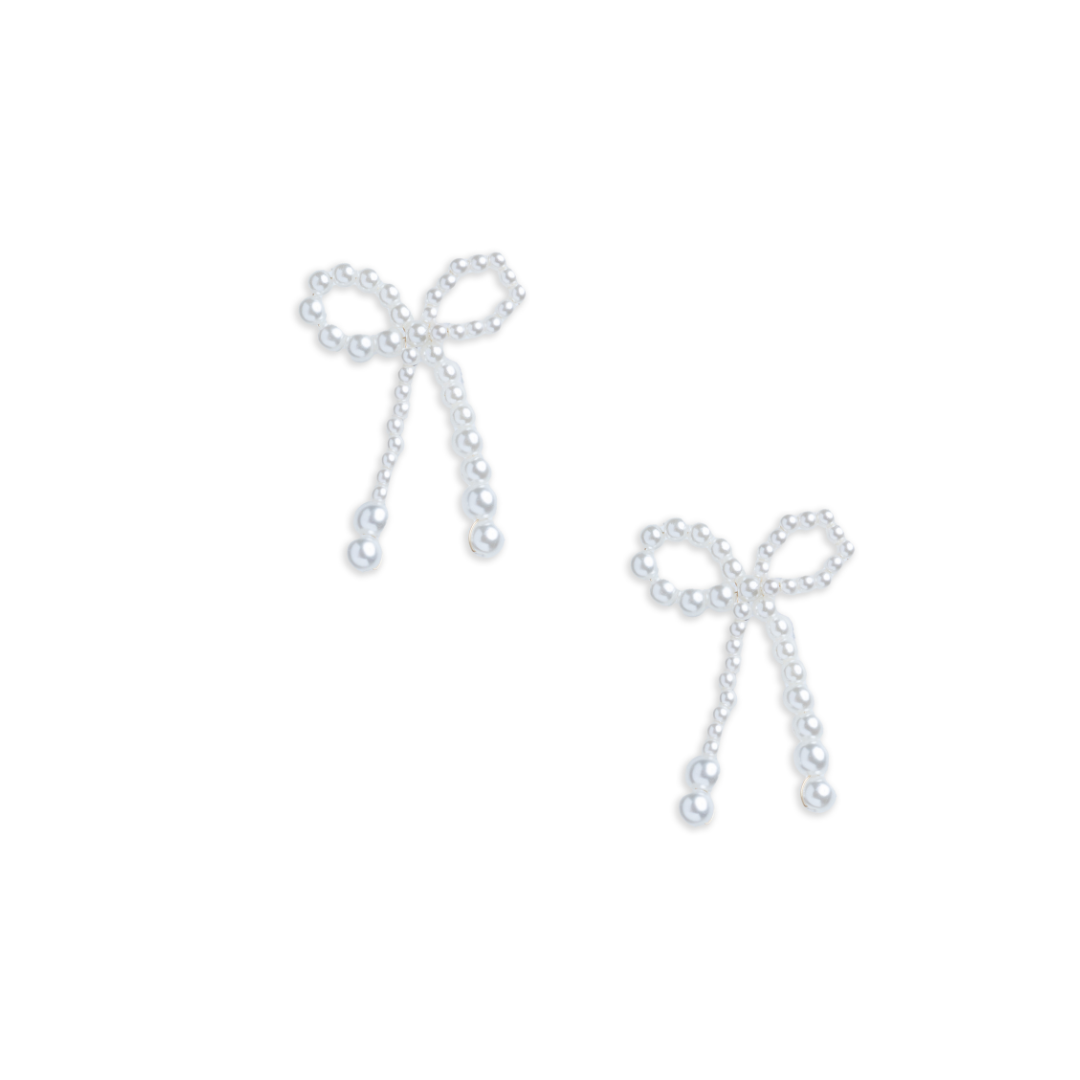 Pearl Bow Studs