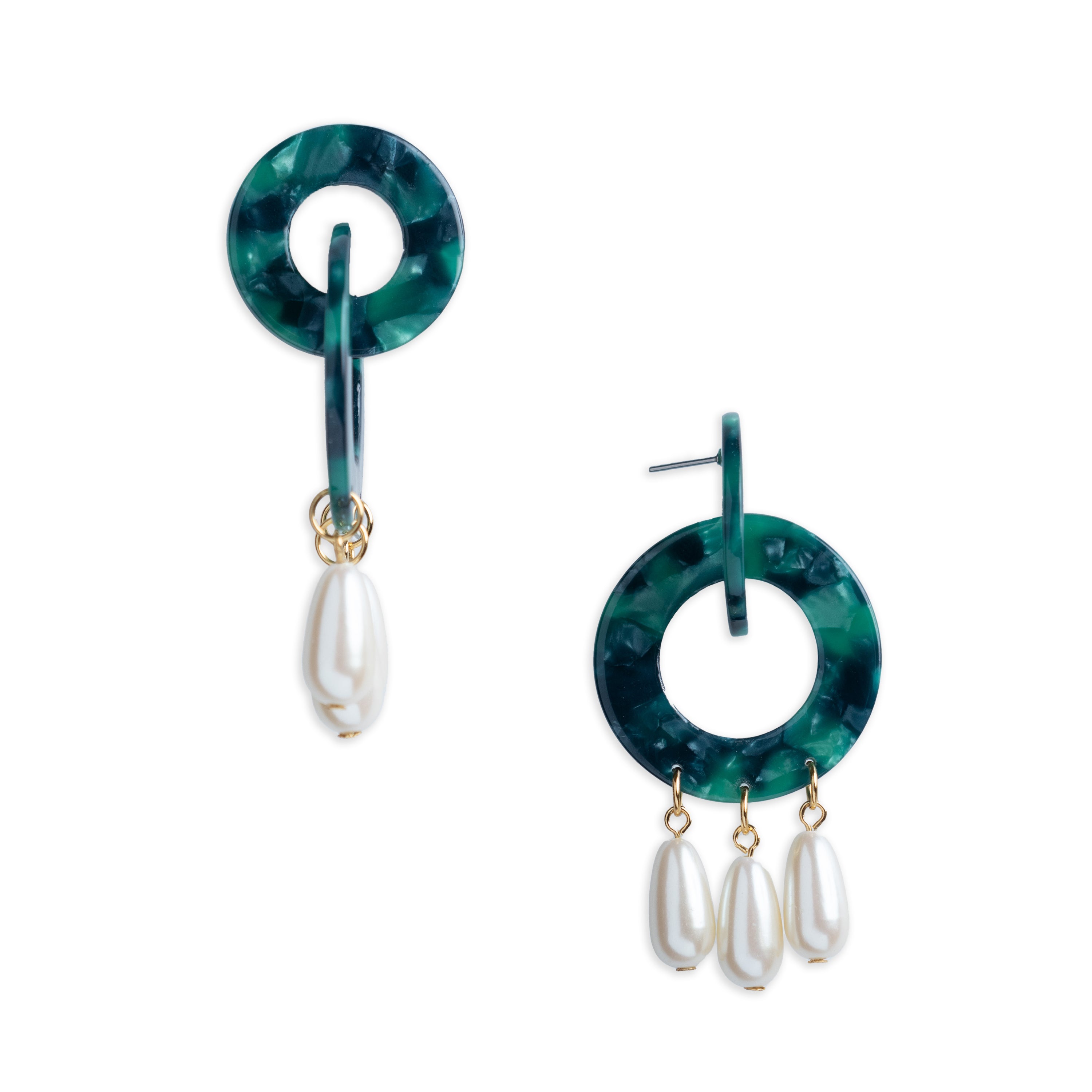 Audrey Double Hoop