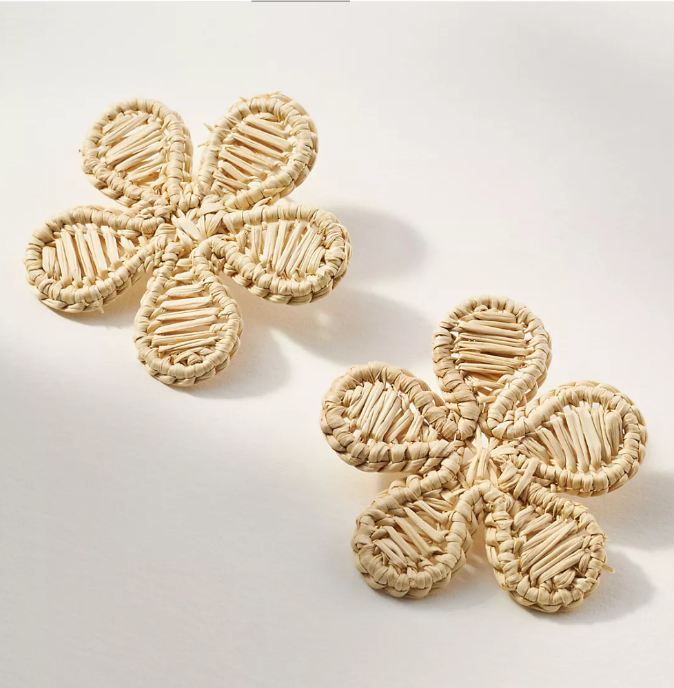 Natural Woven Rattan Flower